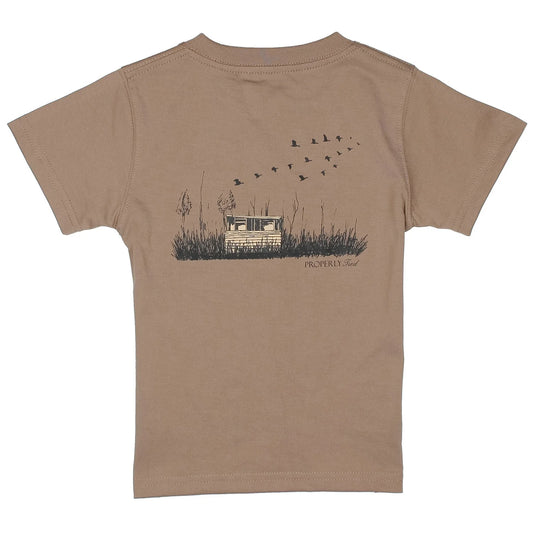 Boys Duck Blind SS Walnut