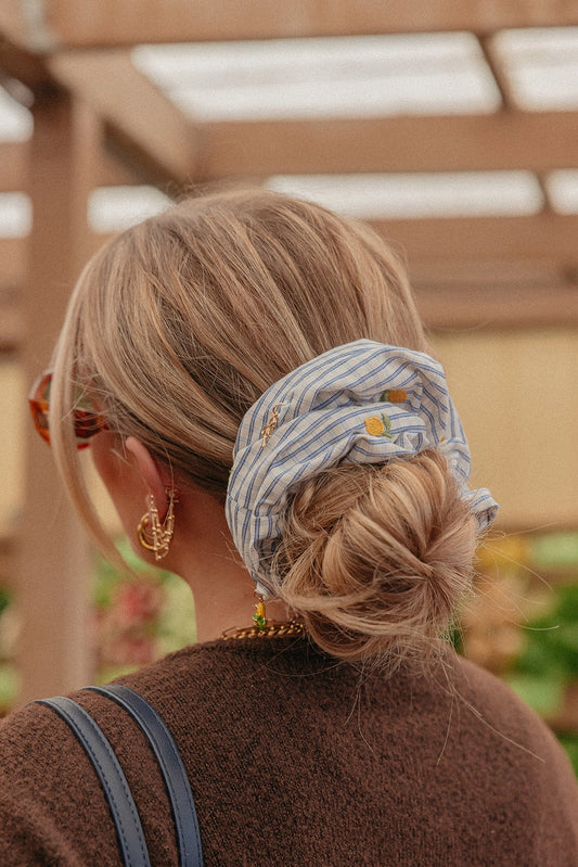 Lemon Charm Oversized Scrunchie