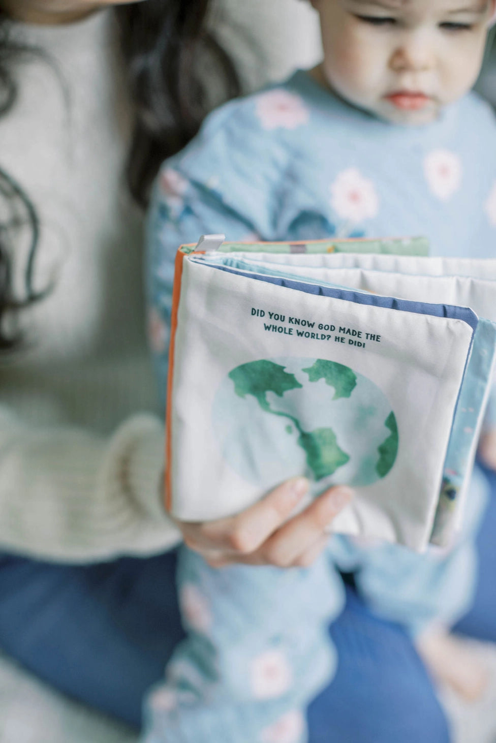 In His Image Fabric Baby Book