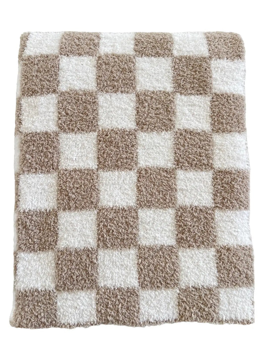 Checkerboard Blanket | Cocoa