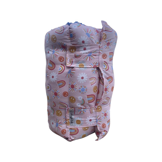 Nap Mat | Smiley Face On Pastel Pink