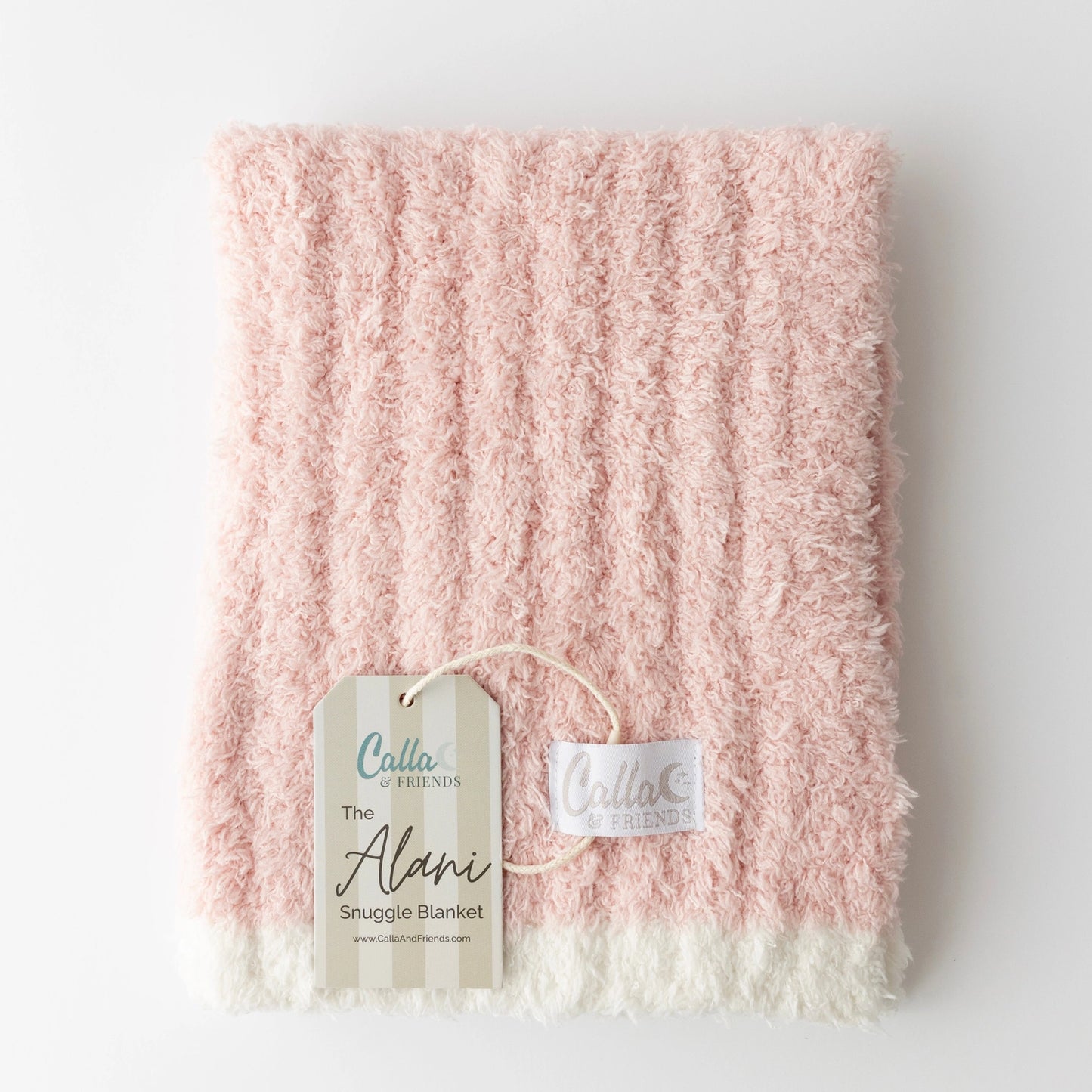 The Alani Snuggle Blanket - Petal Pink