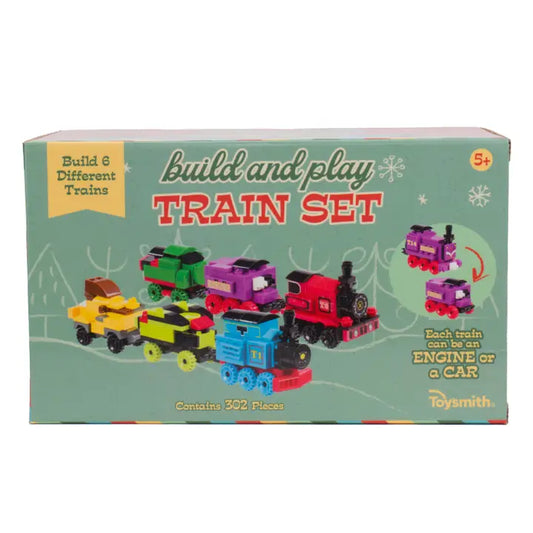 Build + Play Train Set