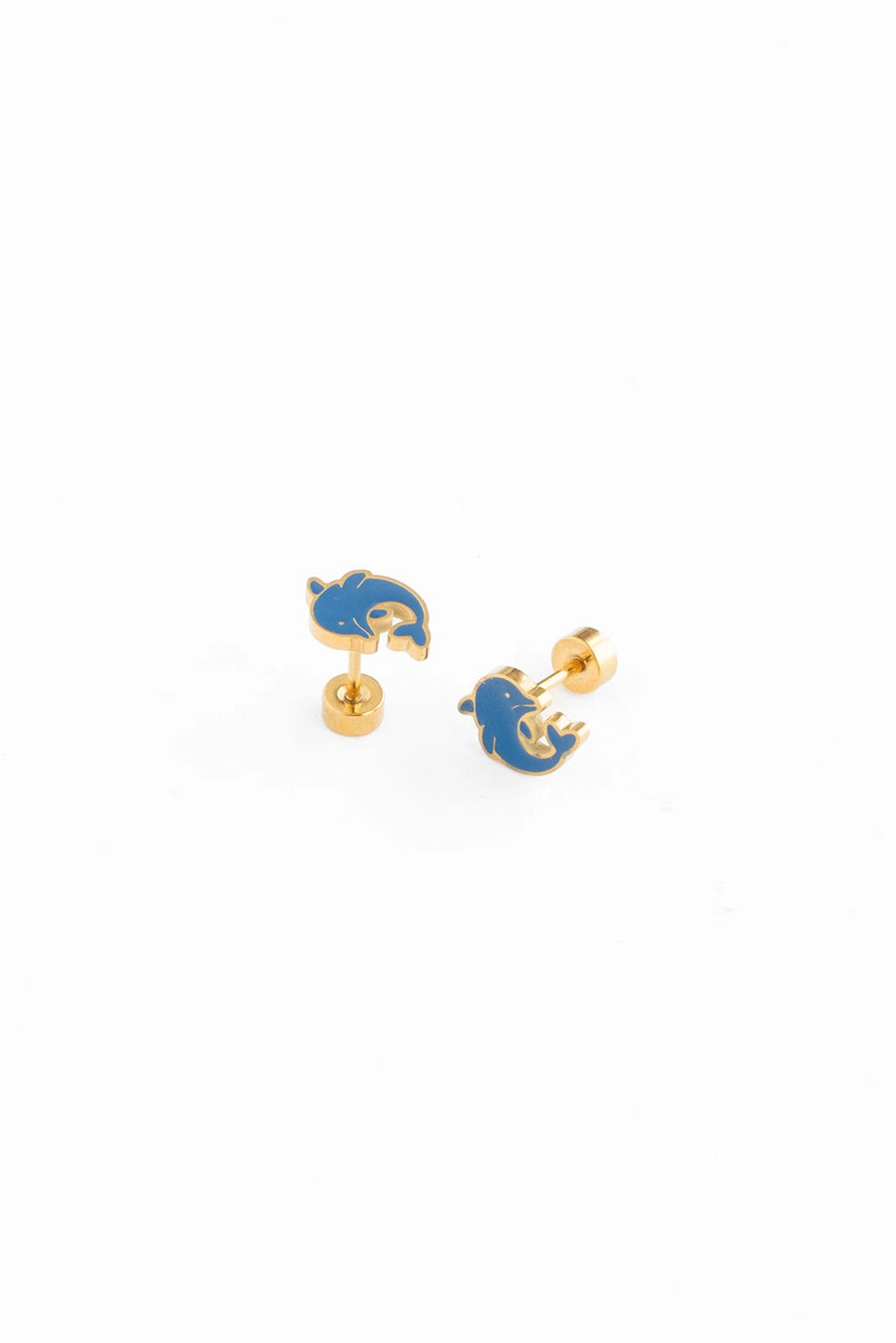 Dolphin Stud Earrings - Hypoallergenic