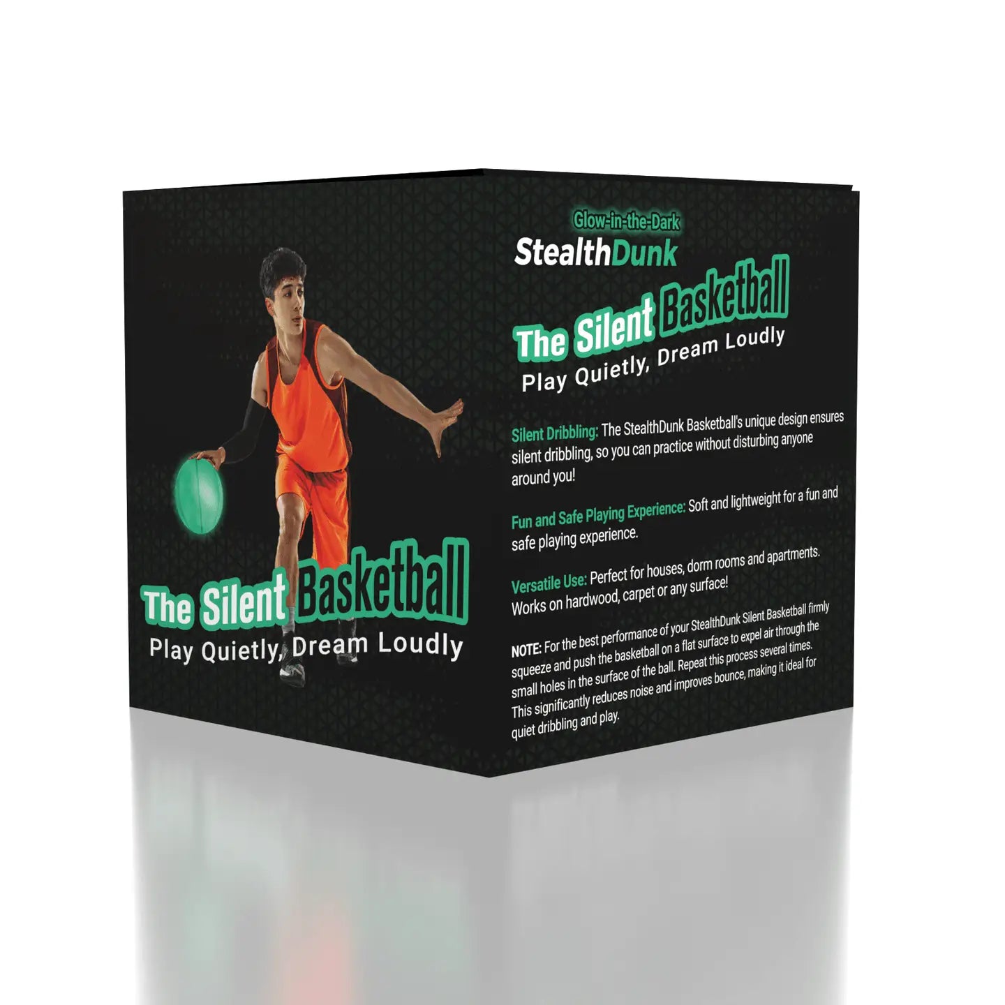 Stealthdunk: the Silent Basketball - Glow in the Dark