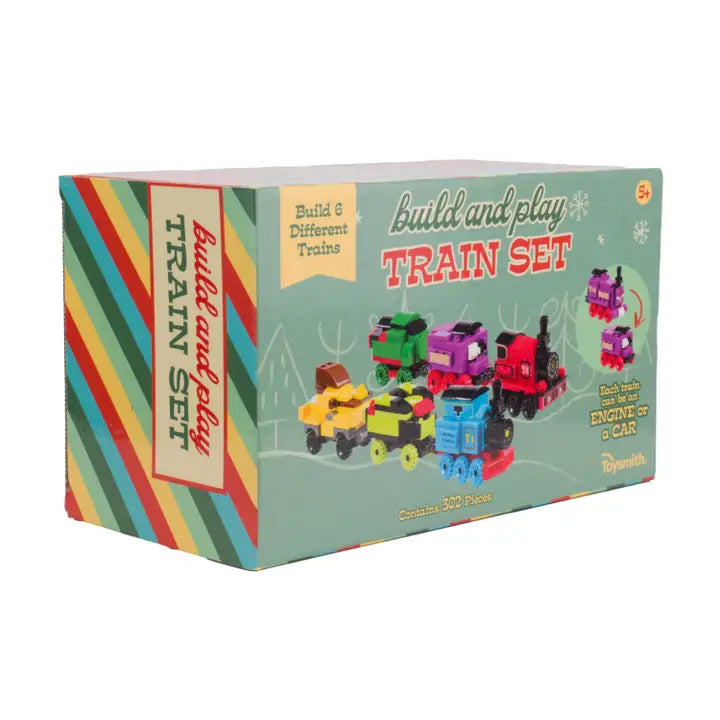 Build + Play Train Set