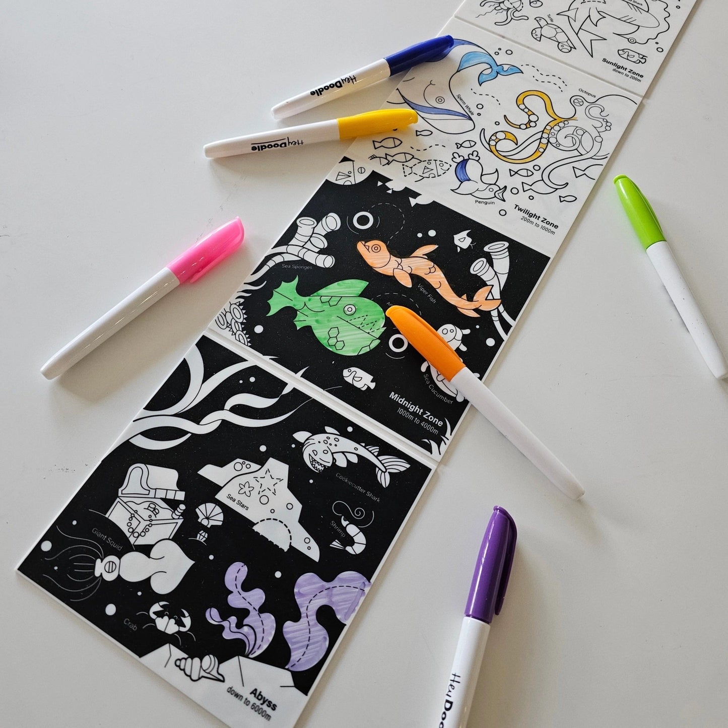 Habitats Above & Below Tales - Reusable Coloring Book