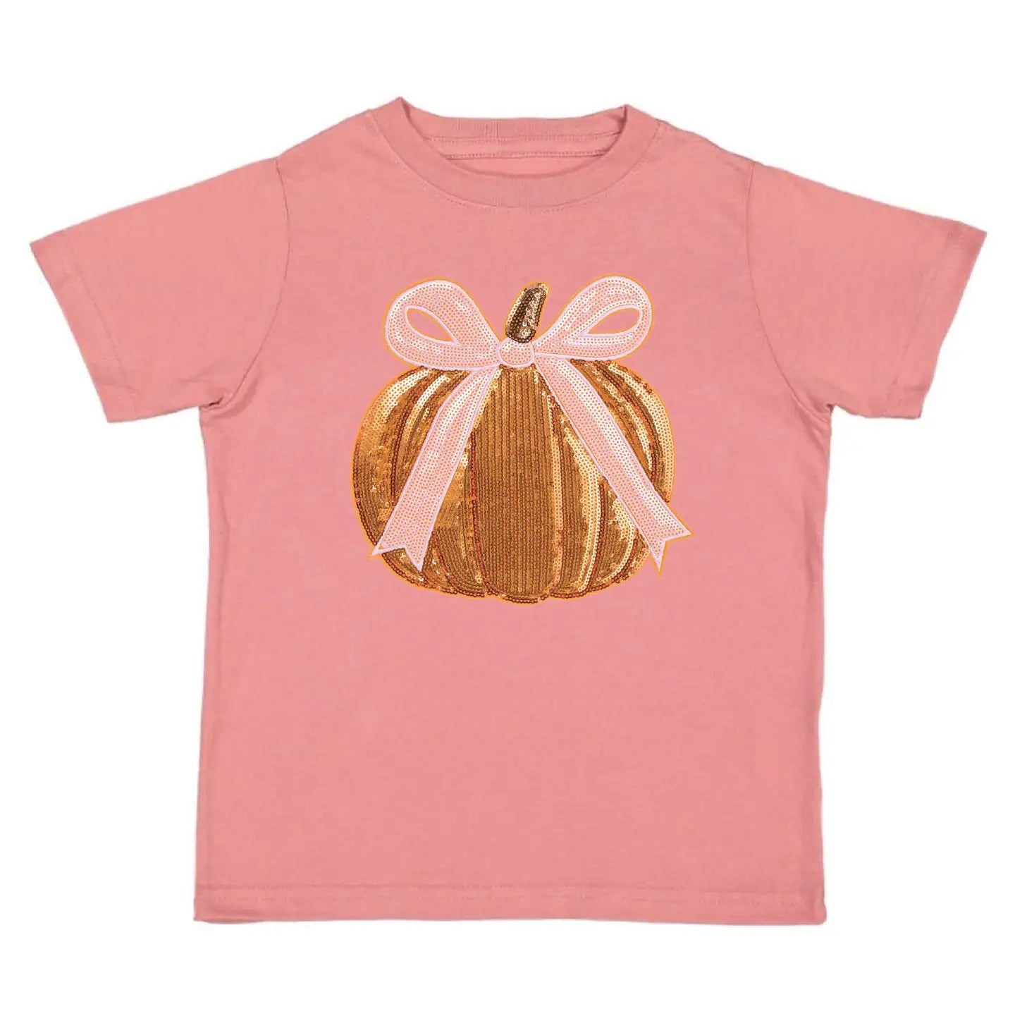 Coquette Pumpkin Sequin | Short Sleeve T-Shirt