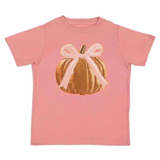 Coquette Pumpkin Sequin | Short Sleeve T-Shirt