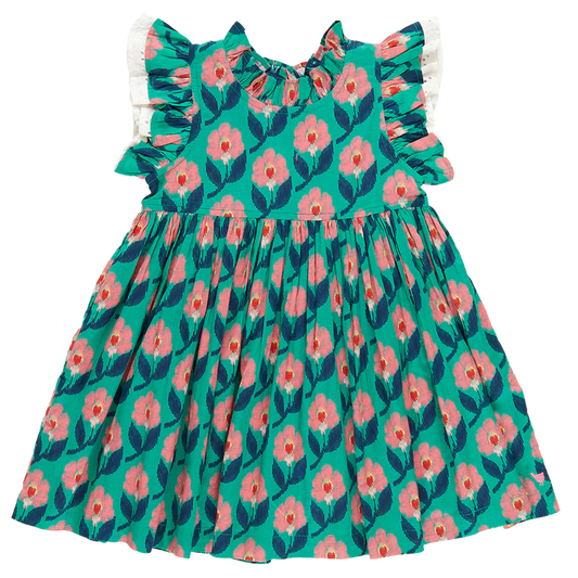 Leila Dress | Ikat Floral