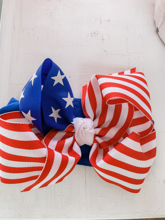 Bow with Clip | Flag