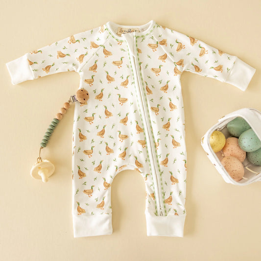Meadowland Mallards Zip Playsuit