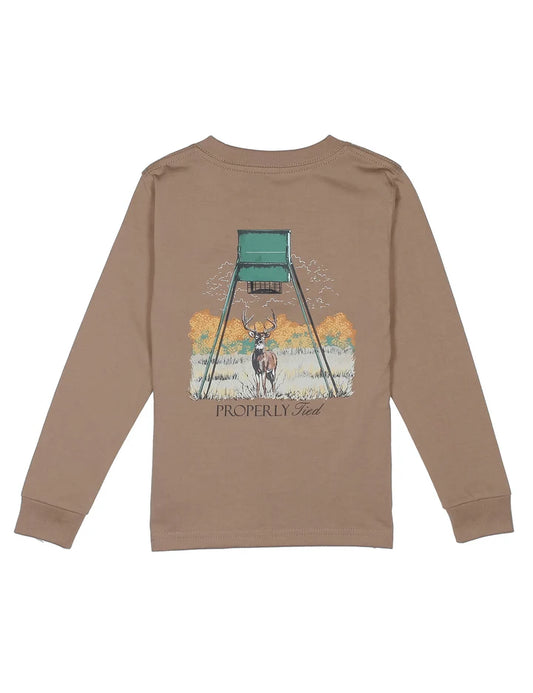 Boys Deer Feeder LS Walnut
