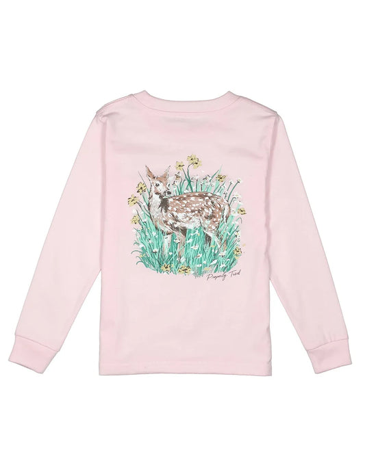 Girls Fawn LS Rose