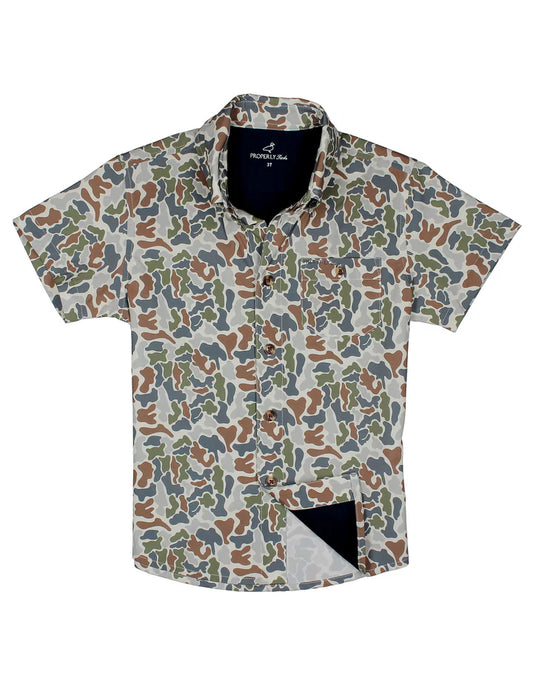 Boys Sportsman Field Shirt Terra Camo