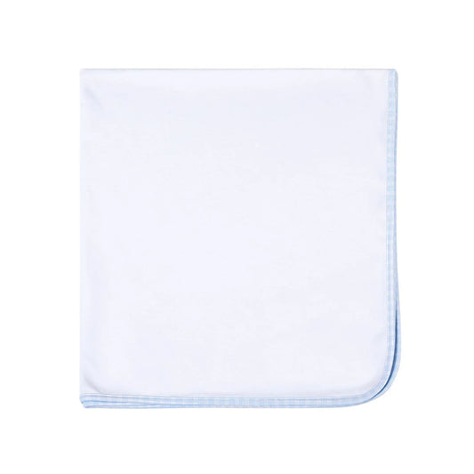 New Beginnings Blue Receiving Blanket