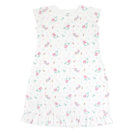 Little Mermaids Printed Dress | Girl