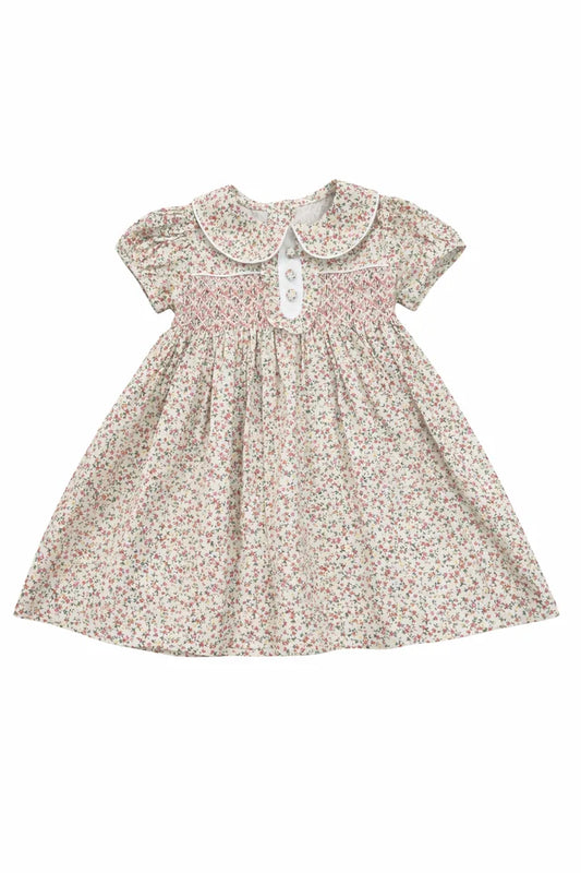 Sweet Dreams Samantha Smocked Dress - Floral