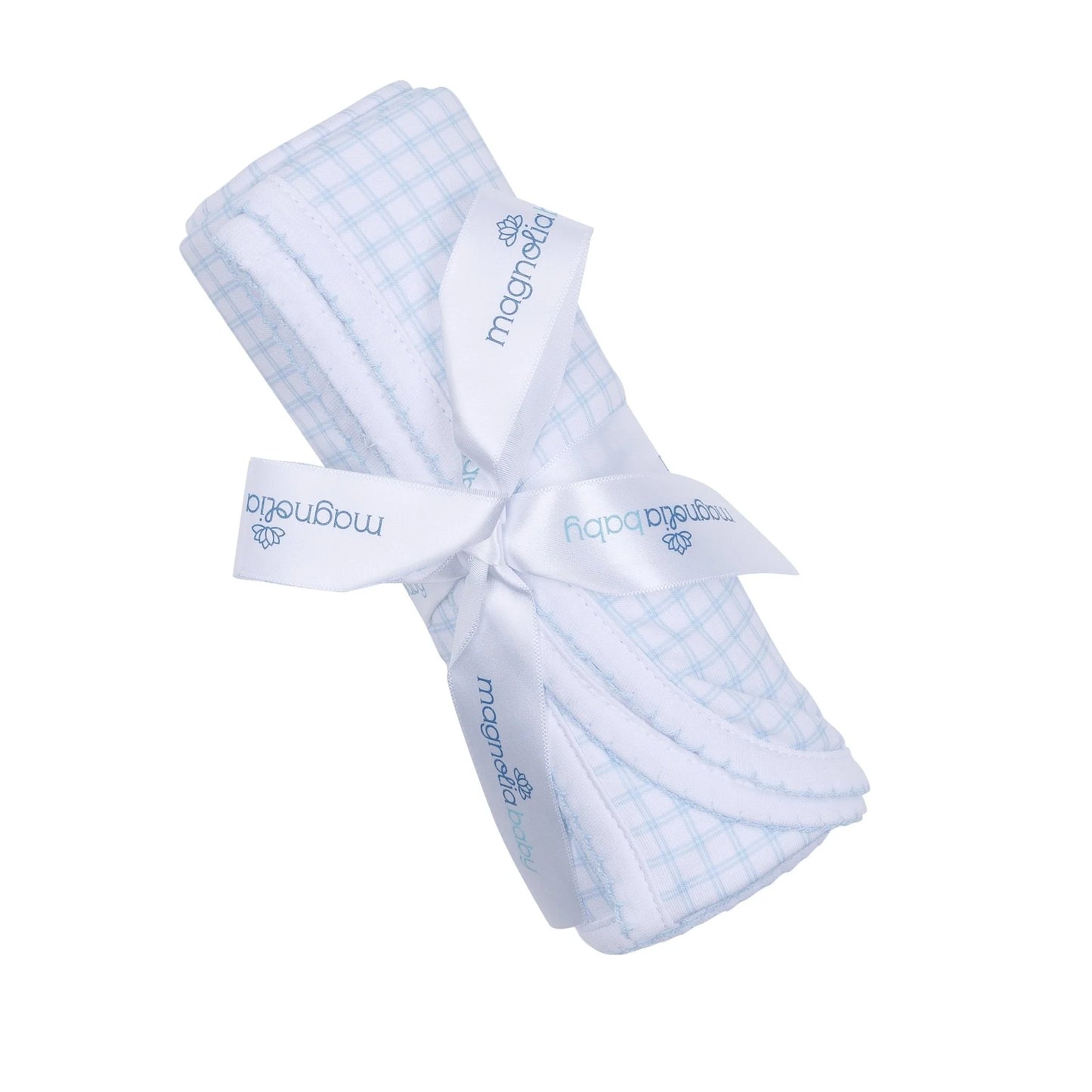 Peek-A-Boo Receiving Blanket | Light Blue