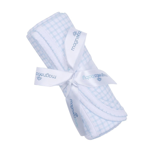 Peek-A-Boo Receiving Blanket | Light Blue