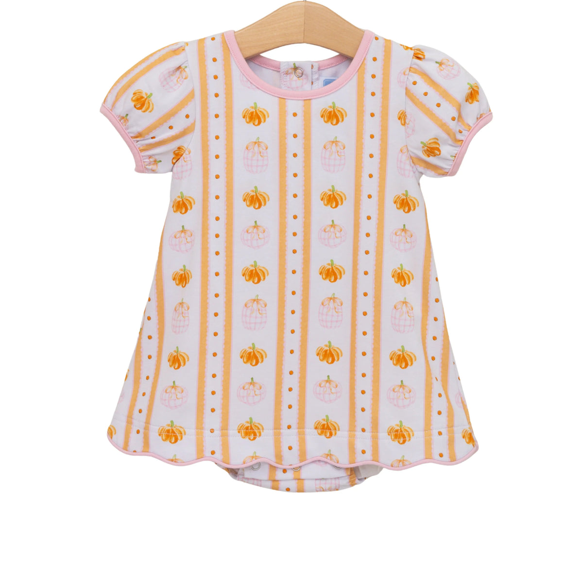Pumpkin Patch Scalloped Bubble