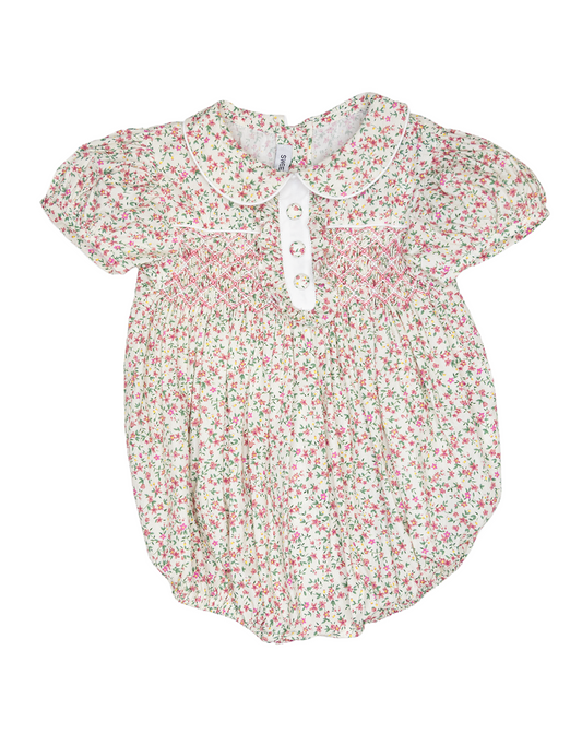 Samantha Floral | Smocked Bubble