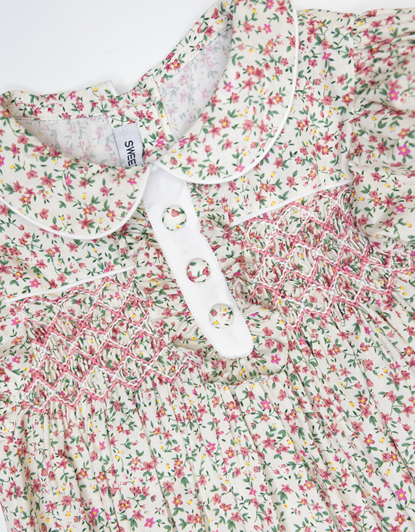Samantha Floral | Smocked Bubble