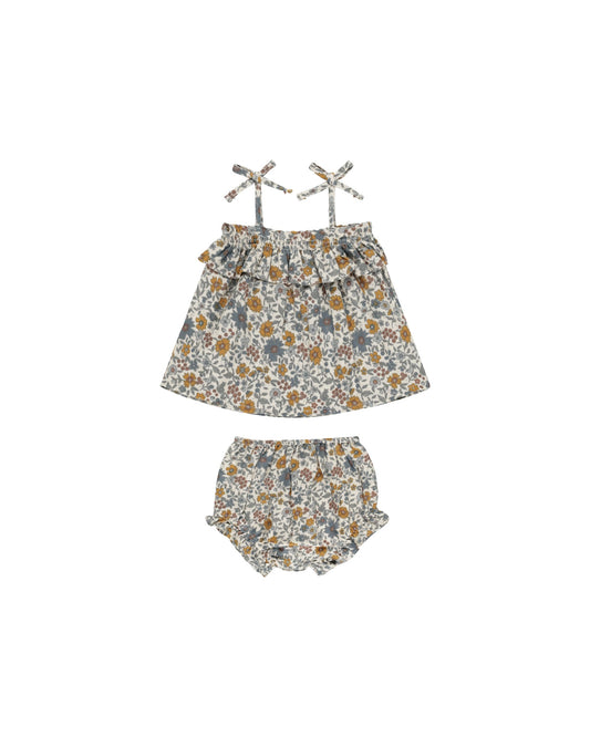 Ruffle Tube Top Set | Gardenia