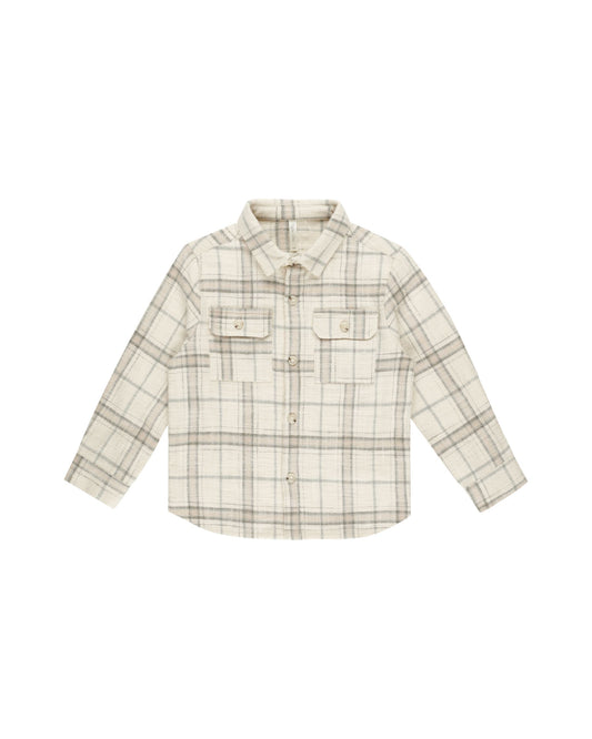 Collared Long Sleeve Shirt | Rustic Plaid