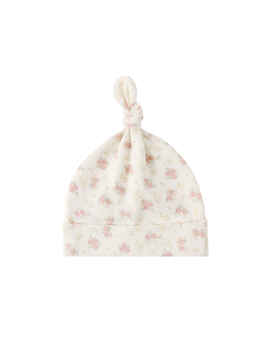 Knotted Baby Hat | Flower Field