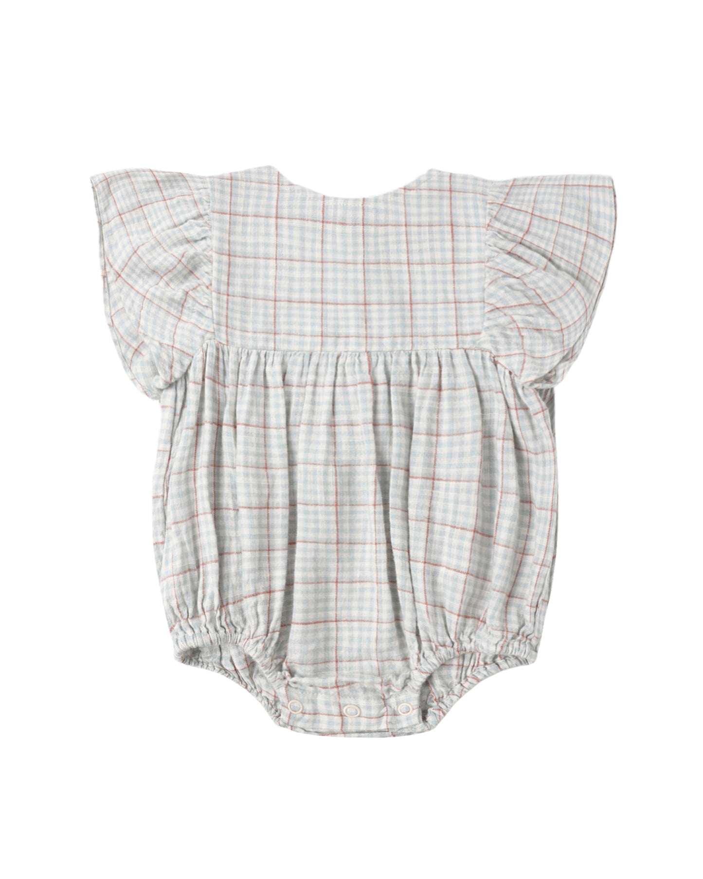 Kalea Romper Light - Blue Plaid