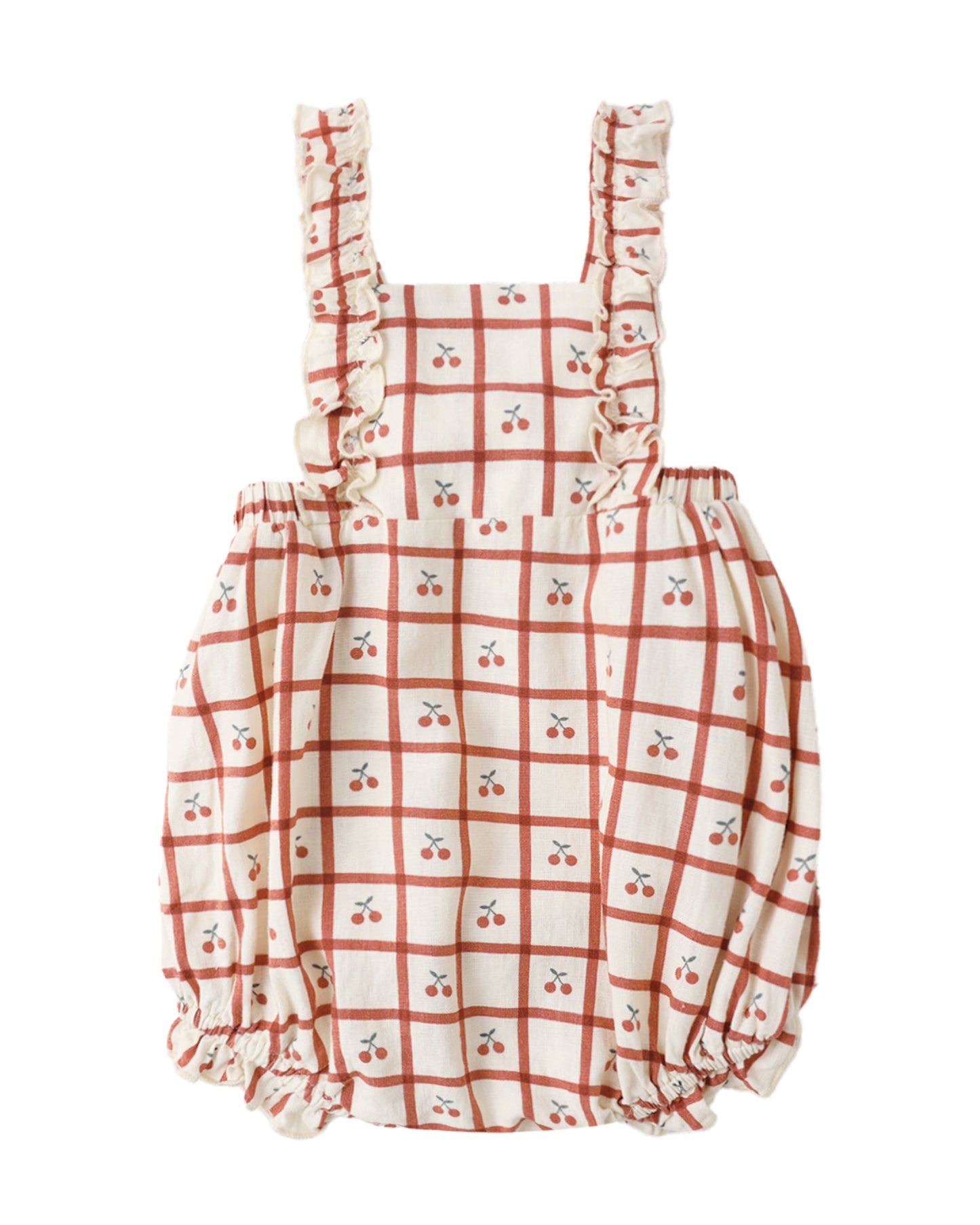 Chiara Romper - Cherry Check