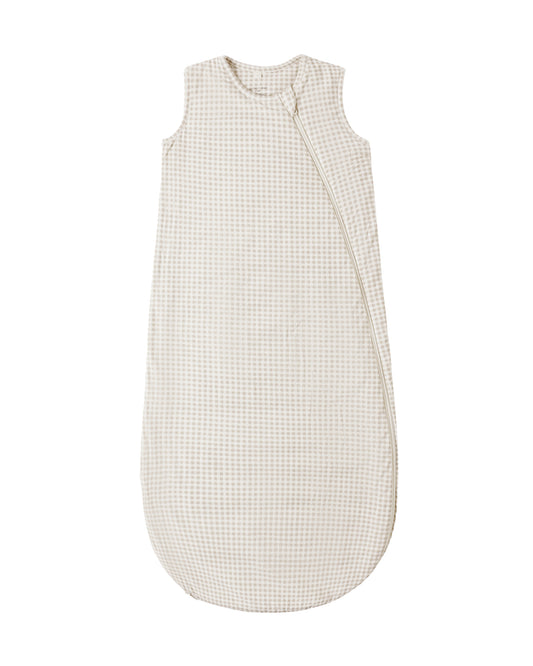 Sleep Bag | Oat Gingham