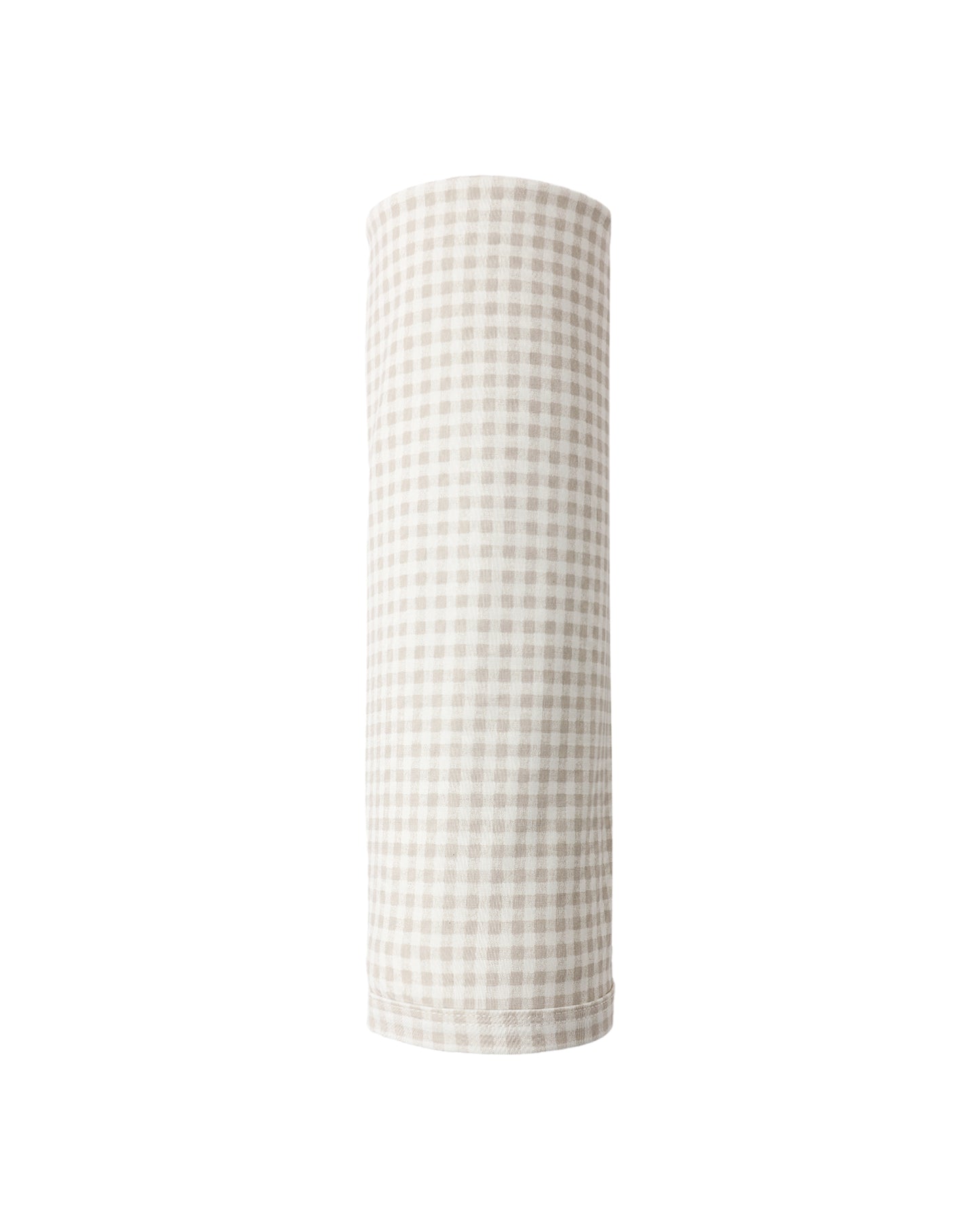 Bamboo Swaddle | Oat Gingham