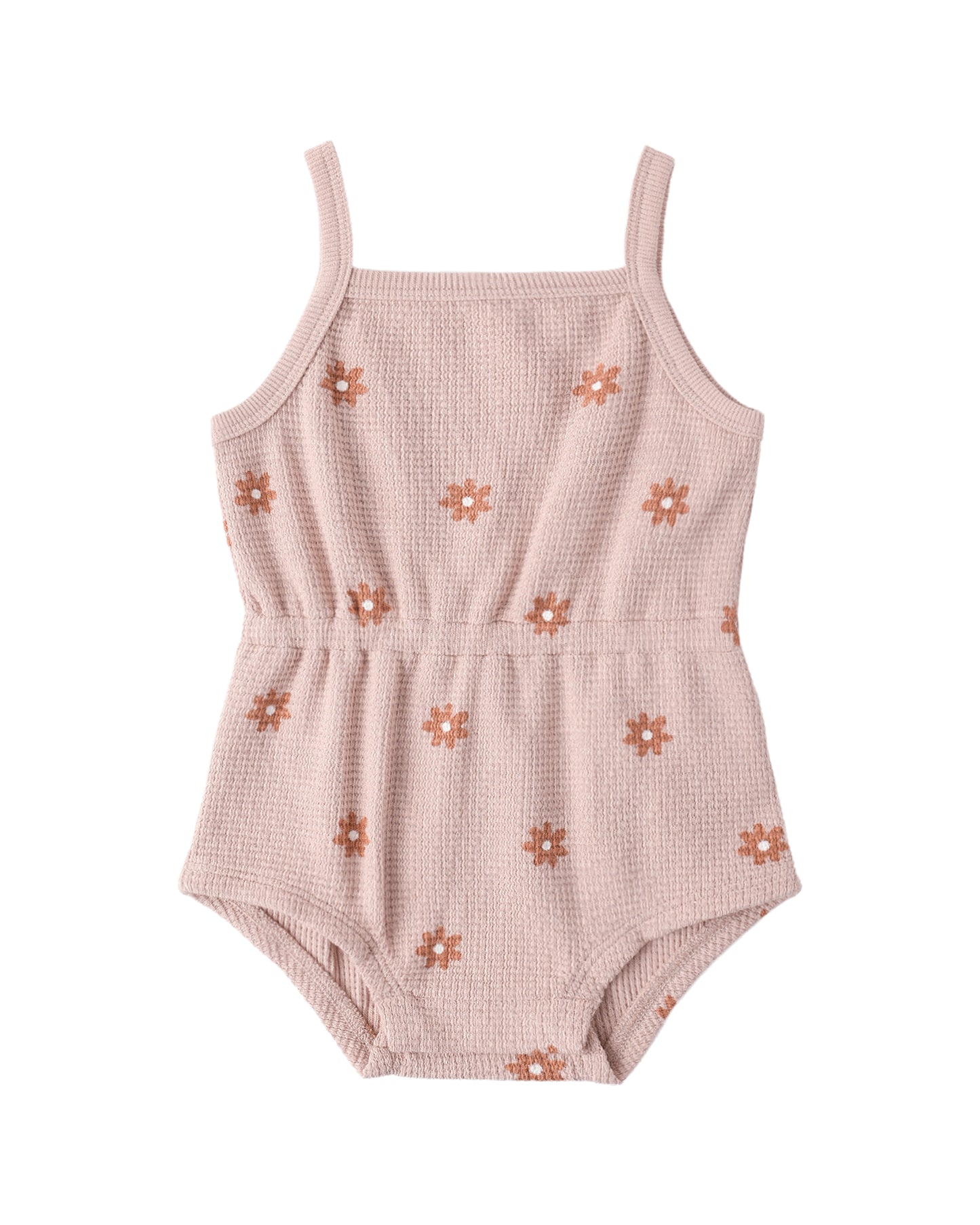Waffle Cinch Romper