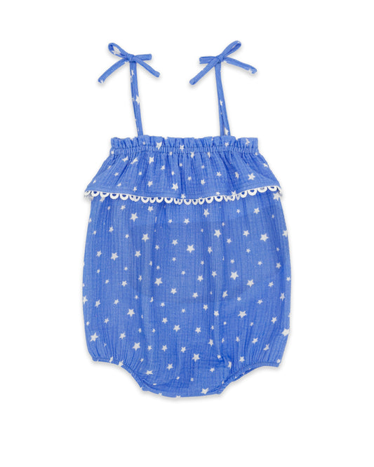 Bonita Romper - Blue Jay