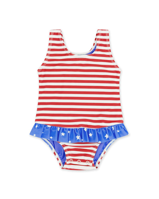 Sun Babe One-Piece | True Red