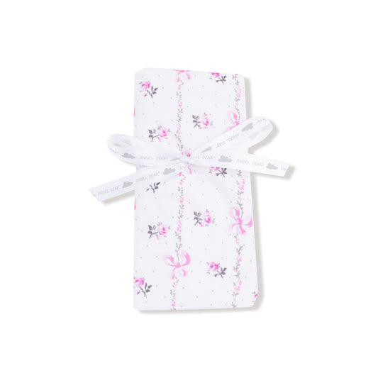 Dainty Buds And Bows - Ruffle Blanket
