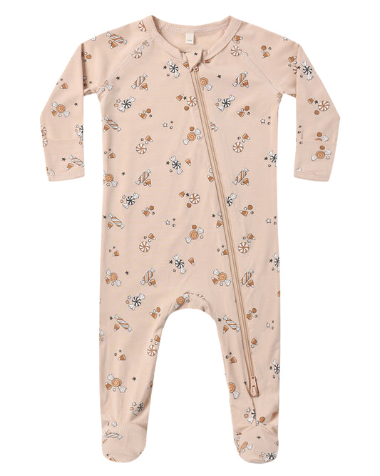 Bamboo Zip Footie Candy