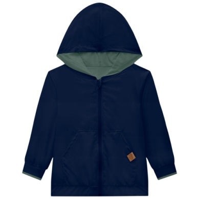 Hooded Jacket | Navy Blue