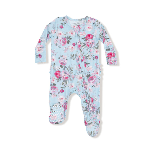 Charlotte Floral - 2 Way Zipper Footie