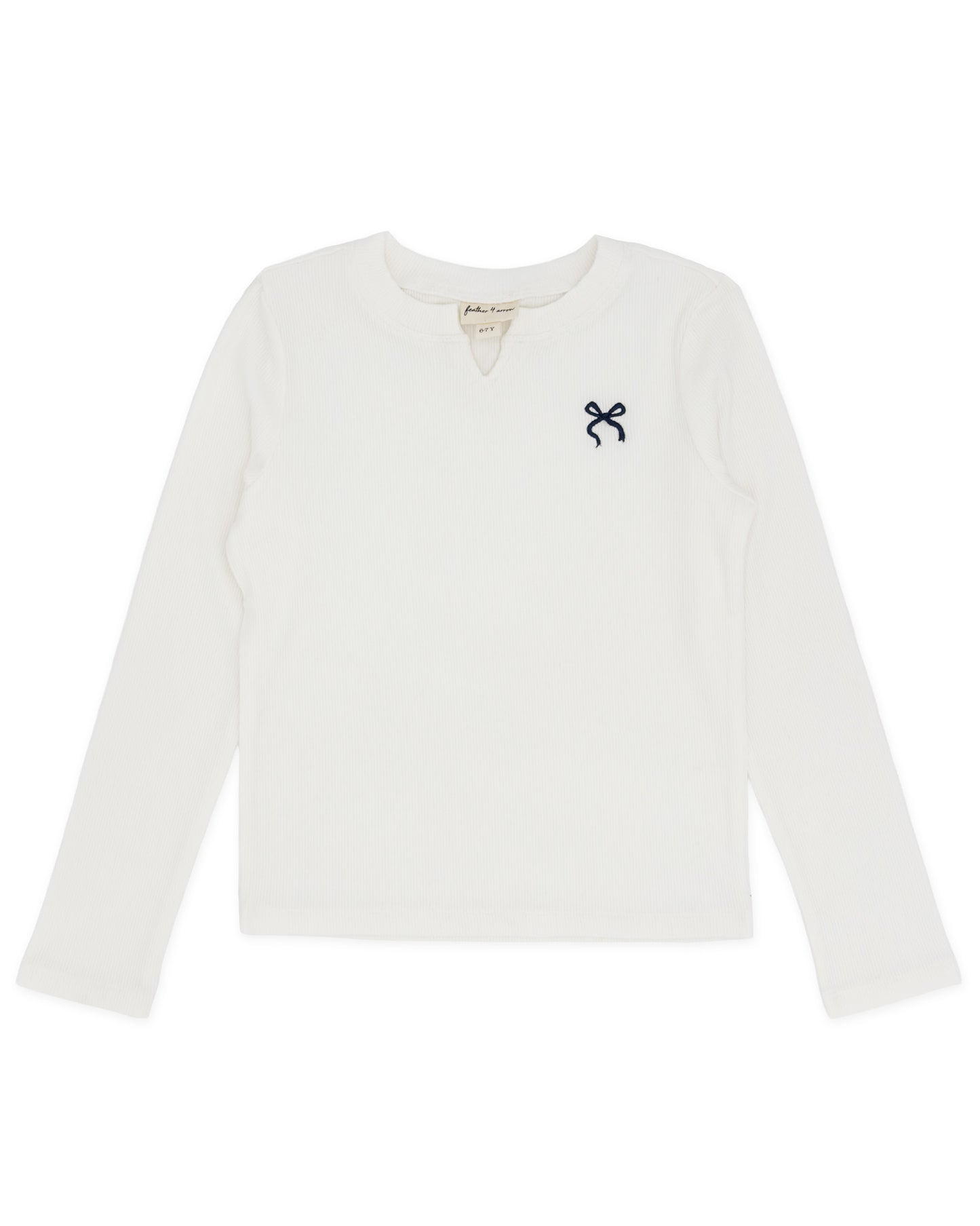 Hannah Rib Top - Ivory