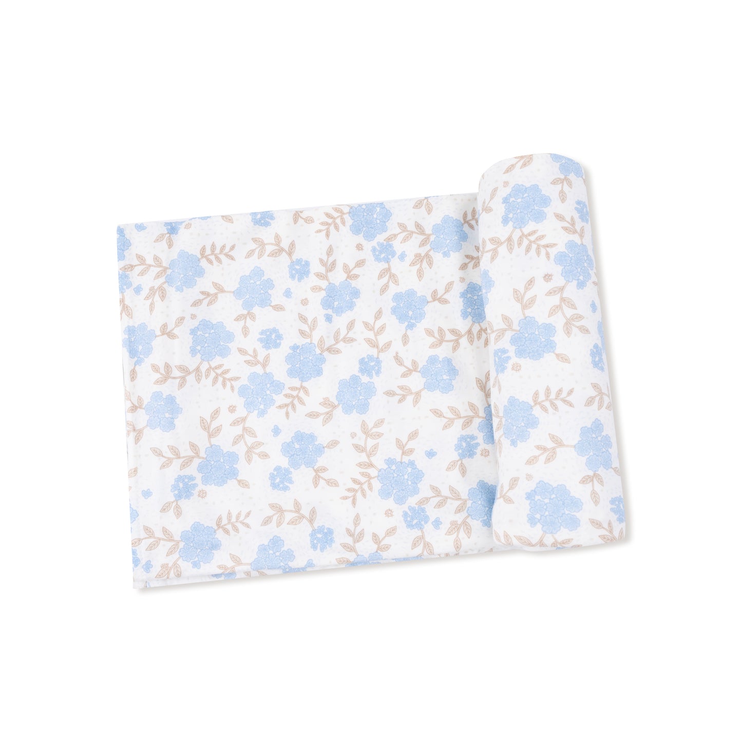 Blue Floral - Swaddle Blanket