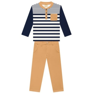 Boys Set | Blue Stripes