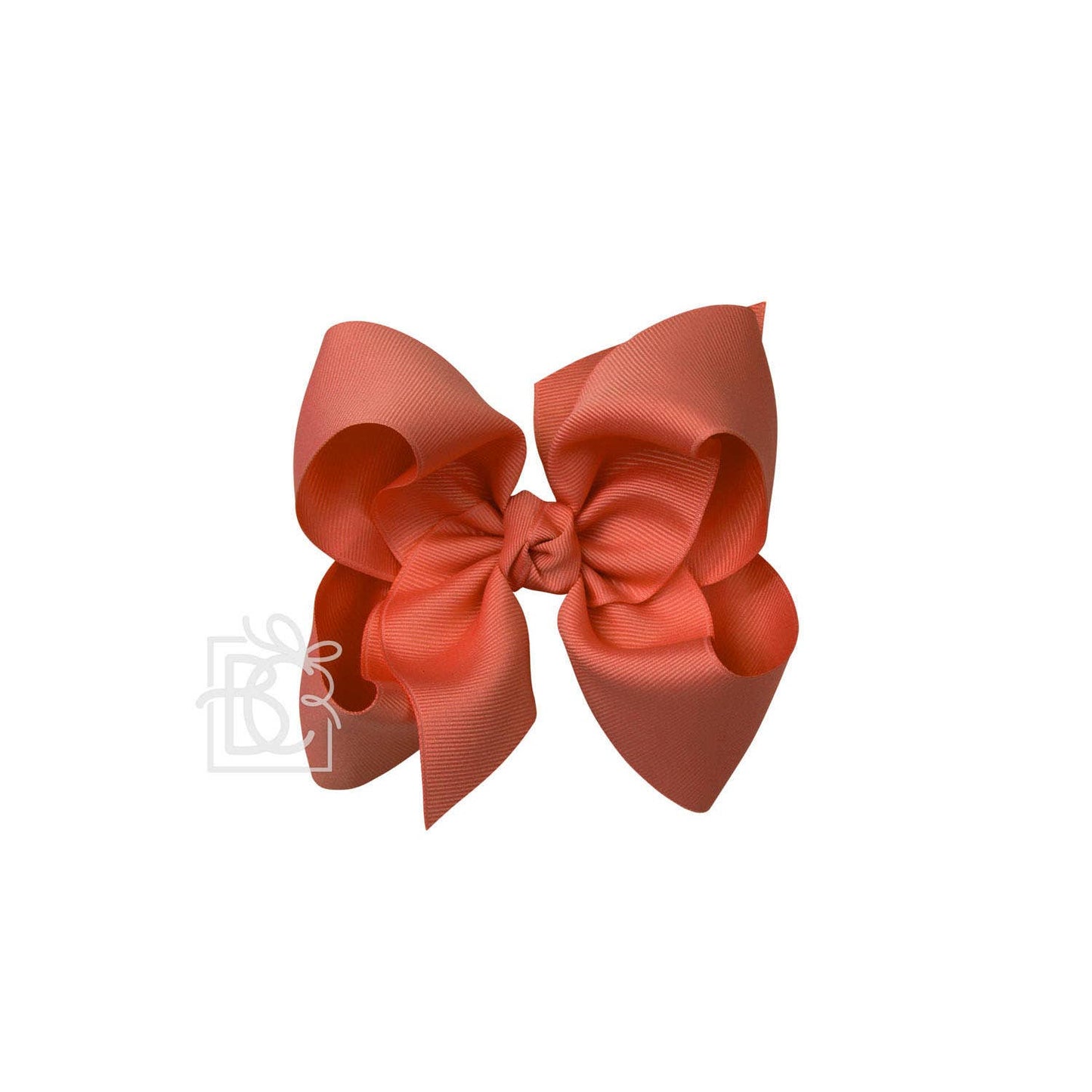 Bow with Clip | Mandarin Orange