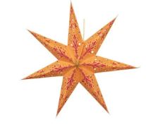 Lighted Paper Star Ornament | 7-Point