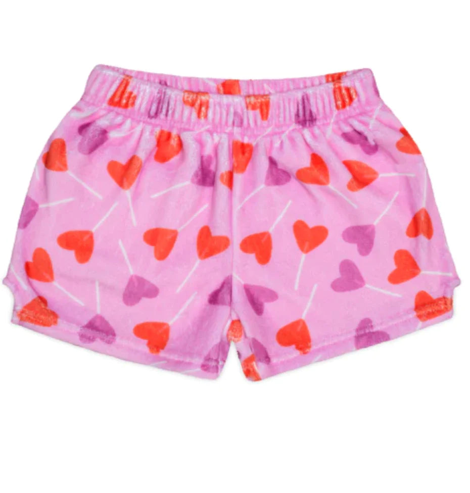Heart Lollipop Plush Shorts