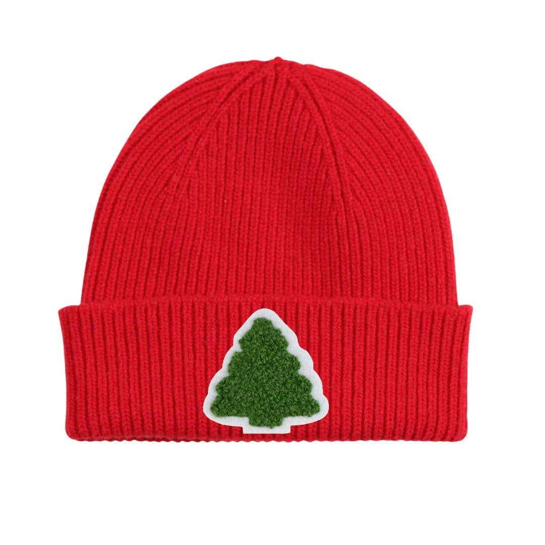 Christmas Tree Patch Beanie