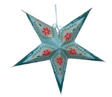 Lighted Paper Star Ornament | 5-Point