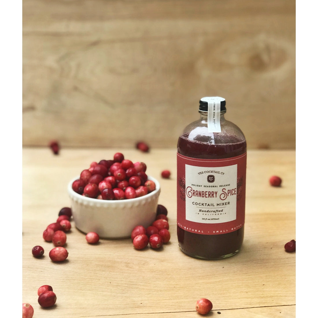 Limited Release Holiday Cranberry Spice Cocktail Mixer